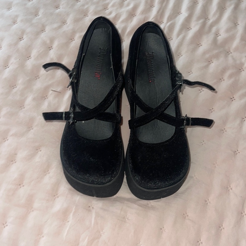 demonia platform mary janes